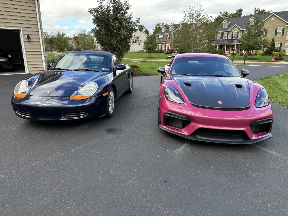 986 Boxster vs GT4 RS