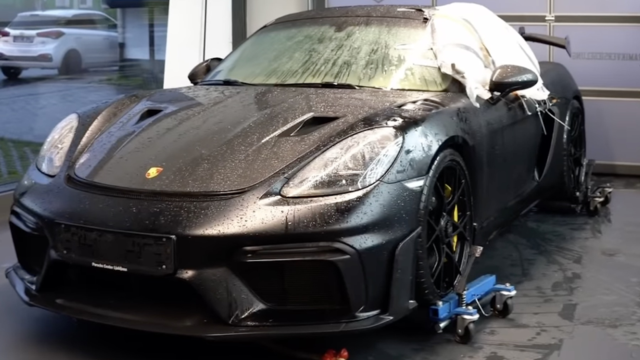 Porsche Cayman GT4 RS Was Buried In Mud, Will it Ever Run Again?