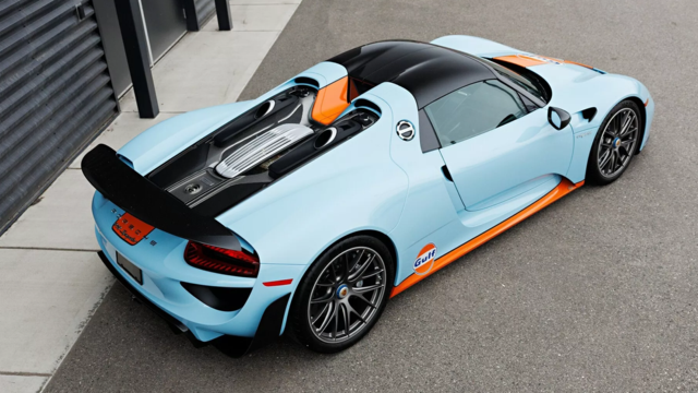 One of Two Porsche 918 With Gulf Livery Headed to Auction