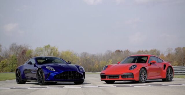 2025 Porsche 911 Turbo vs Aston Martin Vantage