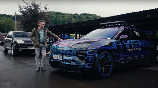 Richard Hammond Drives The Porsche Cayenne EV